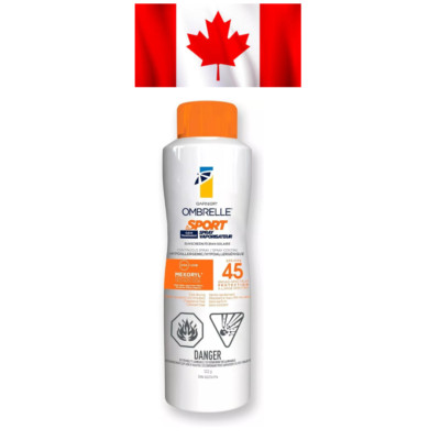 Garnier Ombrelle SUNSCREEN Spray Sport Endurance SPF45 122g LONG EXPIRY