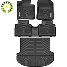 3D TPE Floor Mats + Cargo Liner for 2021-2023 Hyundai Santa Fe 5 Seat All Season
