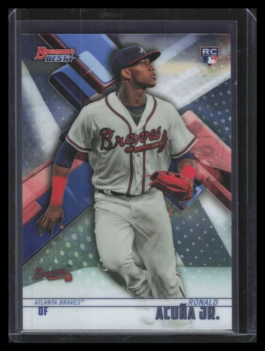 2018 Bowman's Best 51 Ronald Acuna Jr. Rookie