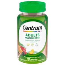 SM Centrum Adults 50+ MultiGummies Multivitamin Gummies 110ct (3 Pack)