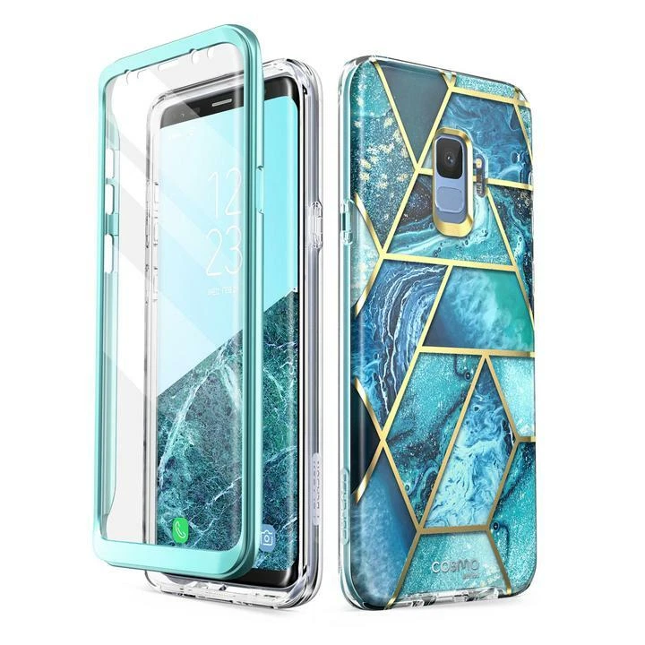 Funda protectora de pantalla de cuerpo completo brillante Cosmo para Galaxy S9 i-Blason Foto 2 de 4