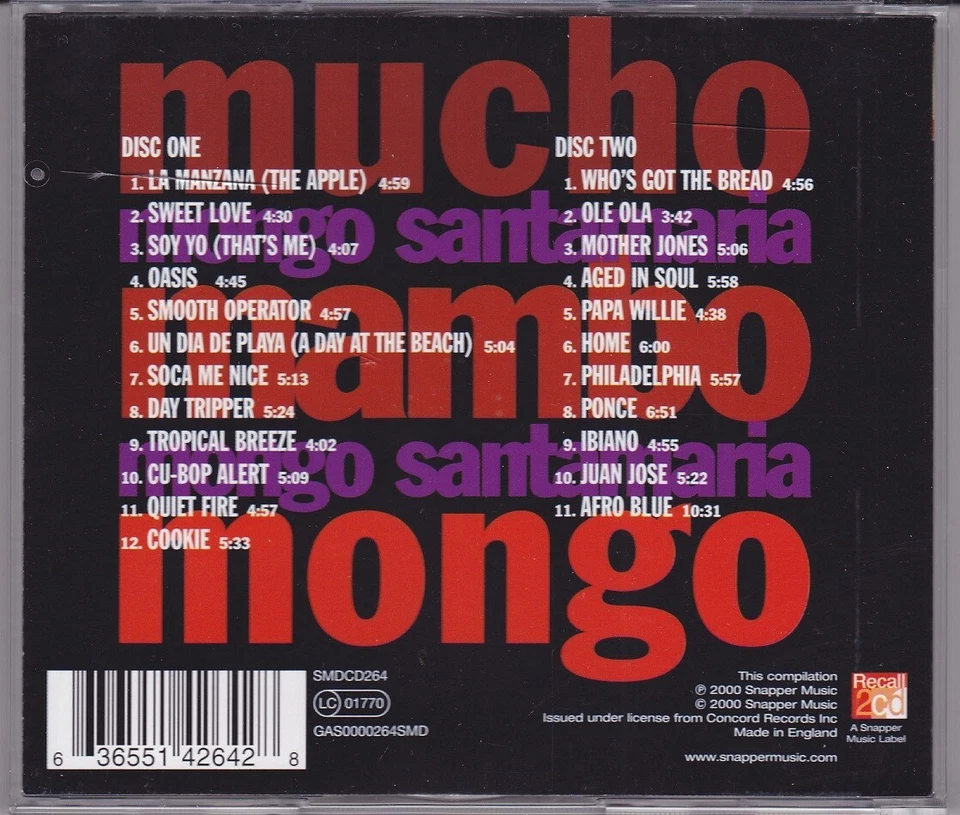 Mongo Santamaria - Mucho Mambo Mongo (Doppel-CD) - Bild 3 von 3