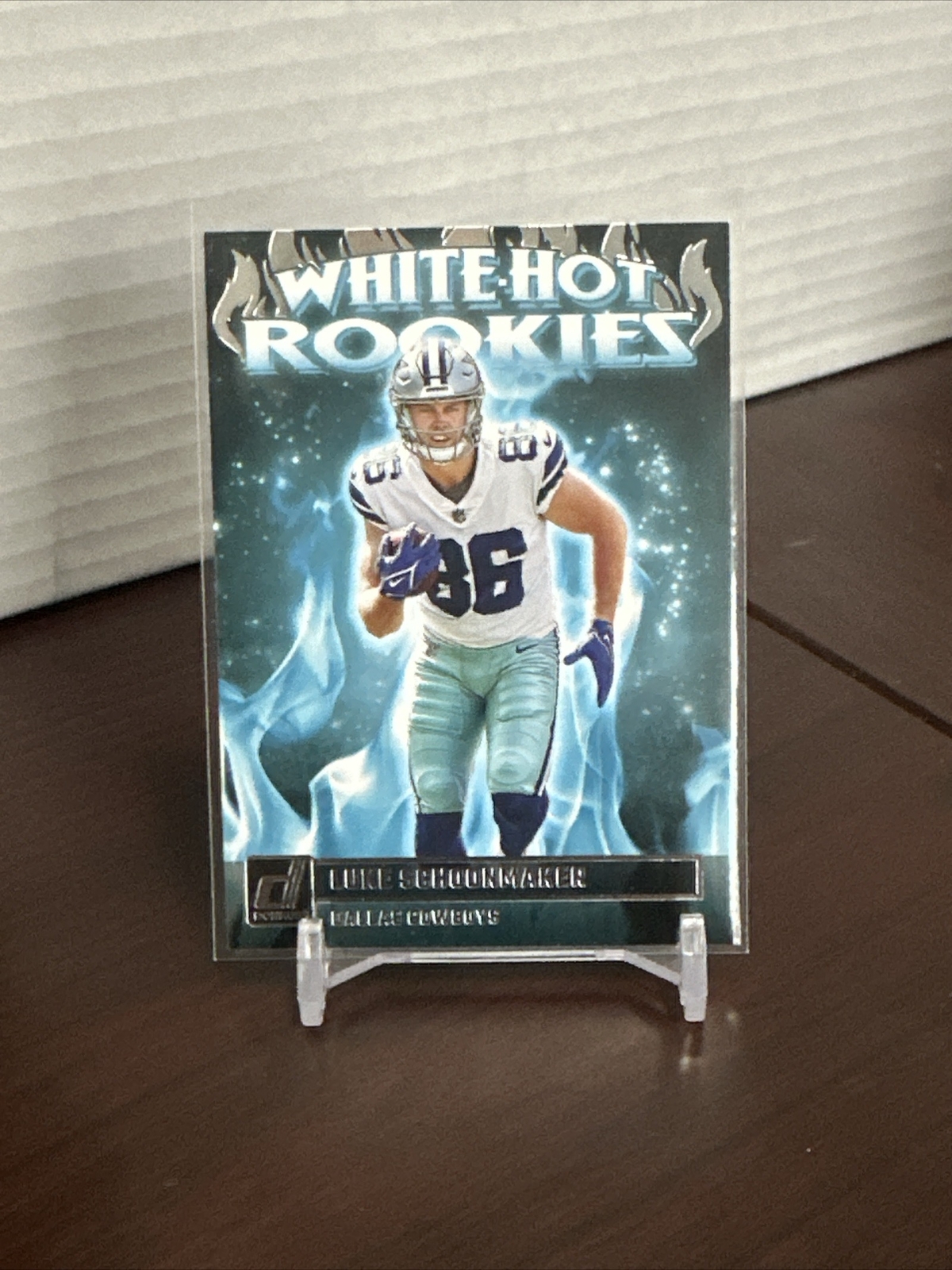 2023 Panini Donruss White Hot Rookies Luke Schoonmaker RC Dallas Cowboys #WHR-9
