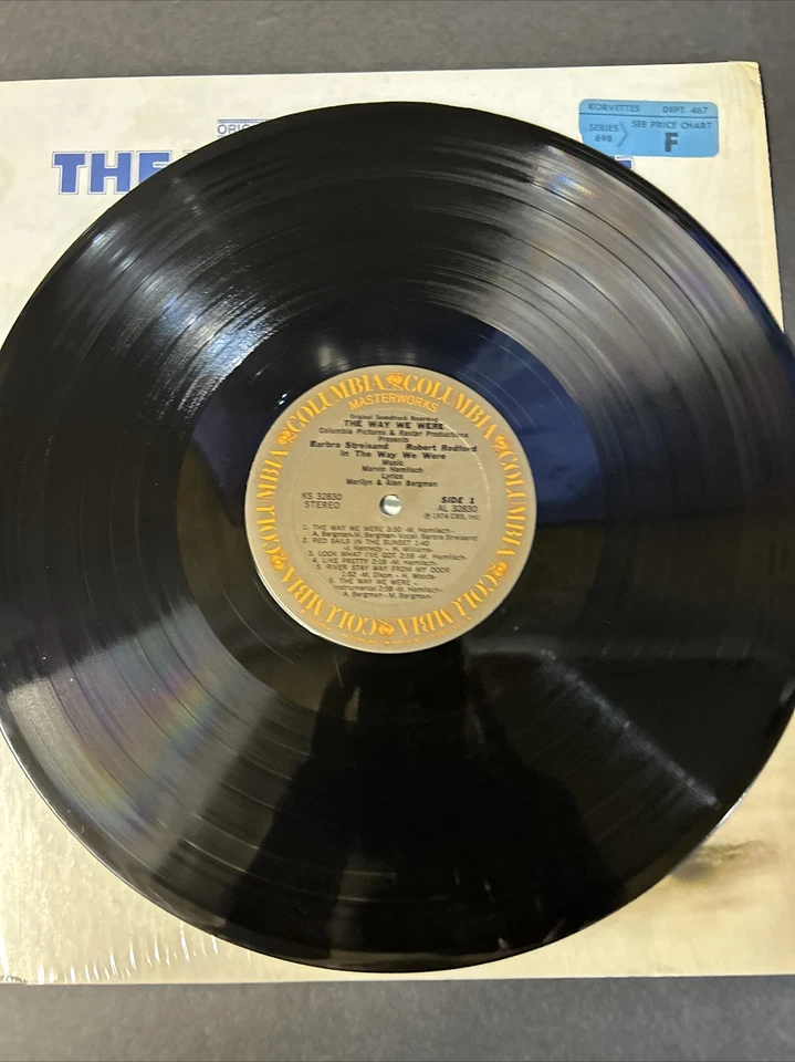 THE WAY WE WERE ORIGINAL SOUNDTRACK 1974 LP BARBRA STREISAND ROBERT REDFORD Foto 3 de 4