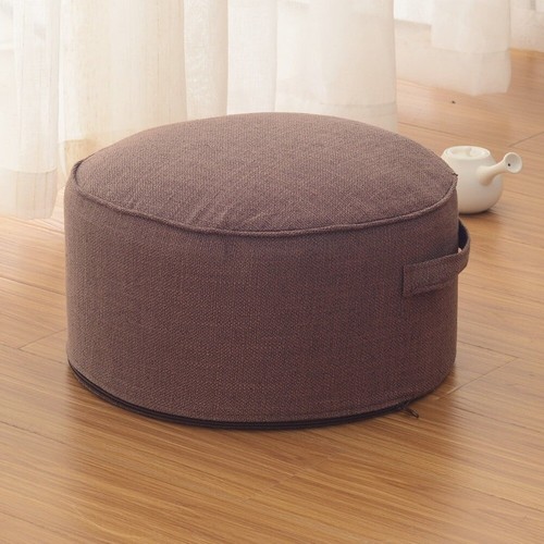 Cojín redondo para silla de 16" interior exterior jardín patio reposapiés puf otomanos - Imagen 11 de 24