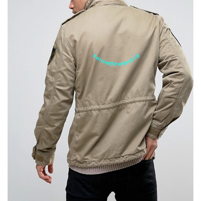 DENIM & SUPPLY RALPH LAUREN FIELD JACKET COAT BEIGE KHAKI MENS