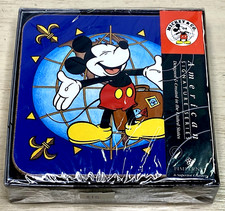 Vintage Disney Mickey Mouse Blue Coasters Wor...