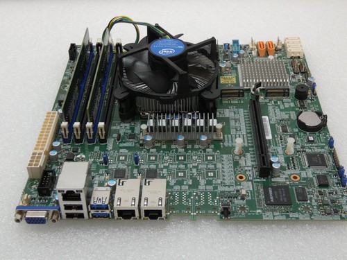Carte mère Supermicro X11SCM-F Xeon E-2224 3,40 GHz 32 Go DDR4 Shield Plate - Photo 4/10