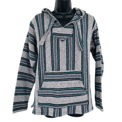 Miguel Geraldo saddle blanket baja hoodie pullover unisex size Large