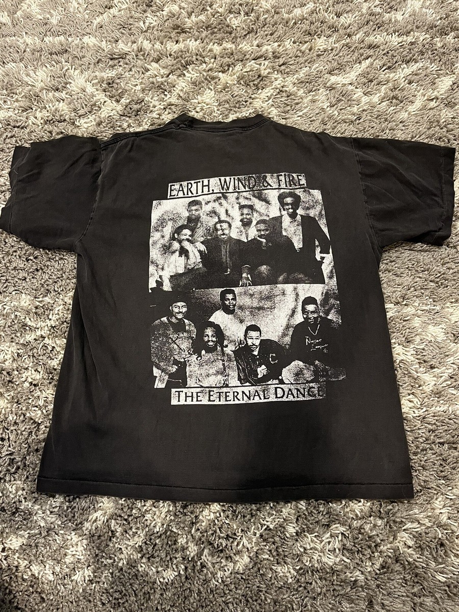 Rare Vintage 1992 Earth Wind & Fire Eternal Dance Album XL T Shirt