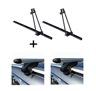 2x Fahrradträger ORION+Relingträger VDP XL 135 für für Peugeot Partner ab 08