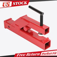 Clamp On Trailer Hitch Receiver Bucket Hitch For Tractor 2" Ball Mount Adapter
