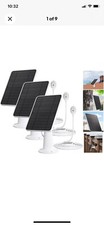 3 Pack Solar Panel Charger for Arlo Pro 4/Pro 3/Ultra/Ultra 2/Pro Security Cam