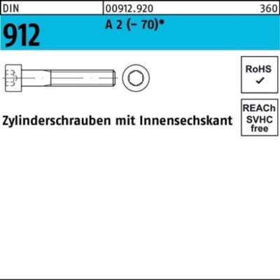 100er PACK(Stk) BUFAB 004017081040100065 Sechskantschraube ISO 4017 VG