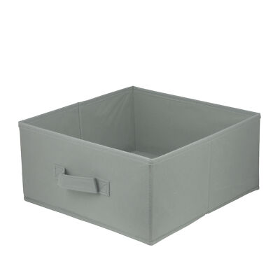 LAVITA Storage Box faltbare Aufbewahrung Boxen Universal 31x31x15 cm hellgrau