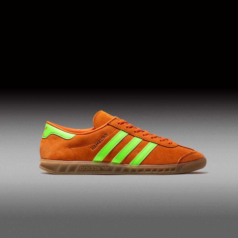 Adidas Originals HAMBURG Orange / Solar Green / Gum IH5460 Unisex