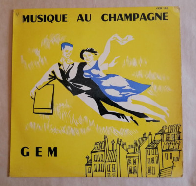 MUSIQUE AU CHAMPAGNE / Jean Doré Et Son Grand Orchestre LP 33T GEM 148 J Pacizarz