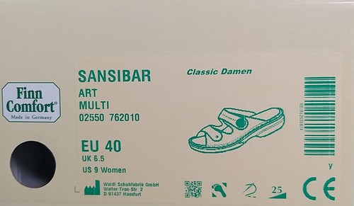 Finn Comfort Sansibar multi Art bunt incl. Baumwollbeutel Wechselfußbett - Bild 4 von 4