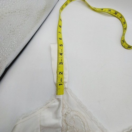 Vintage Jones New York Elfenbein Satin Bolero Nachthemd Peignoir Set Größe Medium - Bild 9 von 14