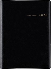Takahashi Planner 2026 A5 Weekly Ring Diary, Left, Black, No. 451