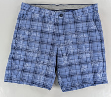 Tommy Bahama Shorts Men's Size 33 Blue 8-inch Inseam Floral Beach Golf Preppy