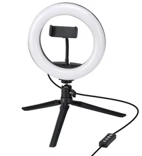 GPX 8" Ring Light Stand, Sale New, Free Shipping US