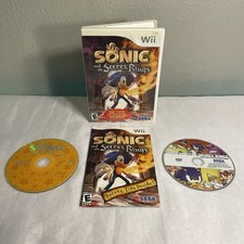 Sonic and the Secret Rings (Nintendo Wii, 2007) Target Exclusive Edition CIB