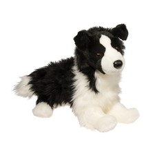 Douglas Chase Border Collie Dog Plush Stuffed Animal  16-inch