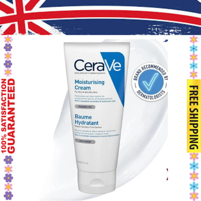CeraVe Feuchtigkeitscreme Tube mit Hyaluronsäure und 3 Essential - 177ml