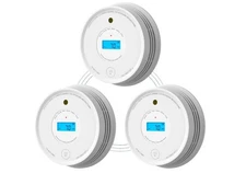 3 Pack AEGISLINK RF Interlinked Combo Smoke & Carbon Monoxide Detector SC-RF220