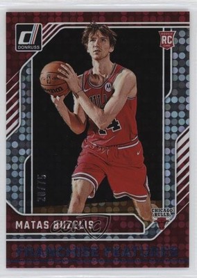 2024-25 Donruss Franchise Features Blue Disco /75 Matas Buzelis #4 Rookie RC 4g8