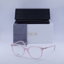 Dior MINI CD O B1I 4000 Shiny Light Pink 53mm Eyeglasses New Authentic