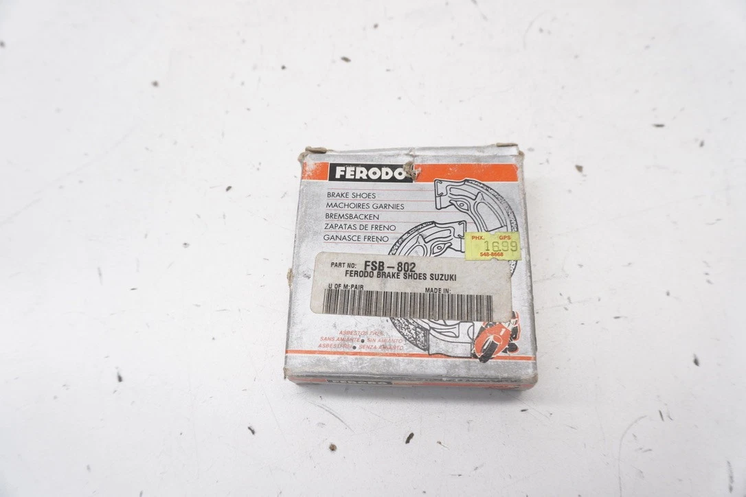 KX60 Ferodo Standard Brake Shoes FSB802 Kawasaki KX 60 1985-1991 A19