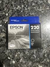 Epson 220 2 pack T220120-S Durabrite Ultra Black Ink Cartridge 5589/2