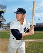 Mickey Mantle Photo 8X10 - 1968 Topps Card Photo Yankees FREE SHIPPING