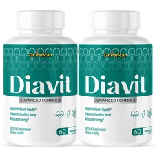 Diavit- Blood Support- 2 Bottles- 120 Capsules