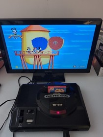 Original SEGA GENESIS High Definition Graphics Console MK-1601 System  Lot