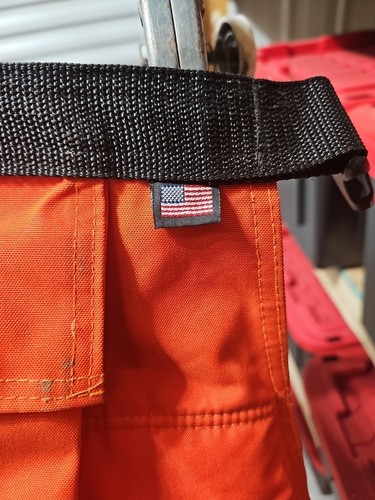 Stihl ORANGE CHAINSAW SAFETY CHAPS W 30-42" L 40" USA DB - Picture 2 of 4