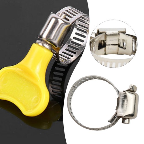 New Practical Clips Worm 1/2"-3/4" 20Pcs Adjustable Drive Hose Hoses Line - Picture 8 of 12
