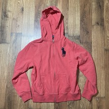 Ralph Lauren M 10-12 Boys. Cerise Color. Zip Up Jacket.
