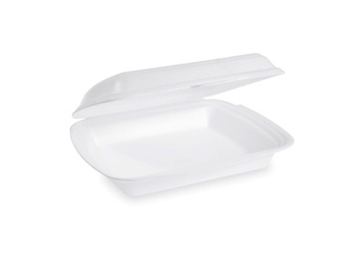 200 Stück Menüboxen Lunchbox Klappboxen ungeteilt 245x210x72 mm Weiß IP4 MB1