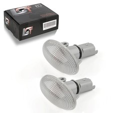 2x Blinkerleuchte Kotflügelblinker weiß links rechts für Peugeot 206 307 407 607