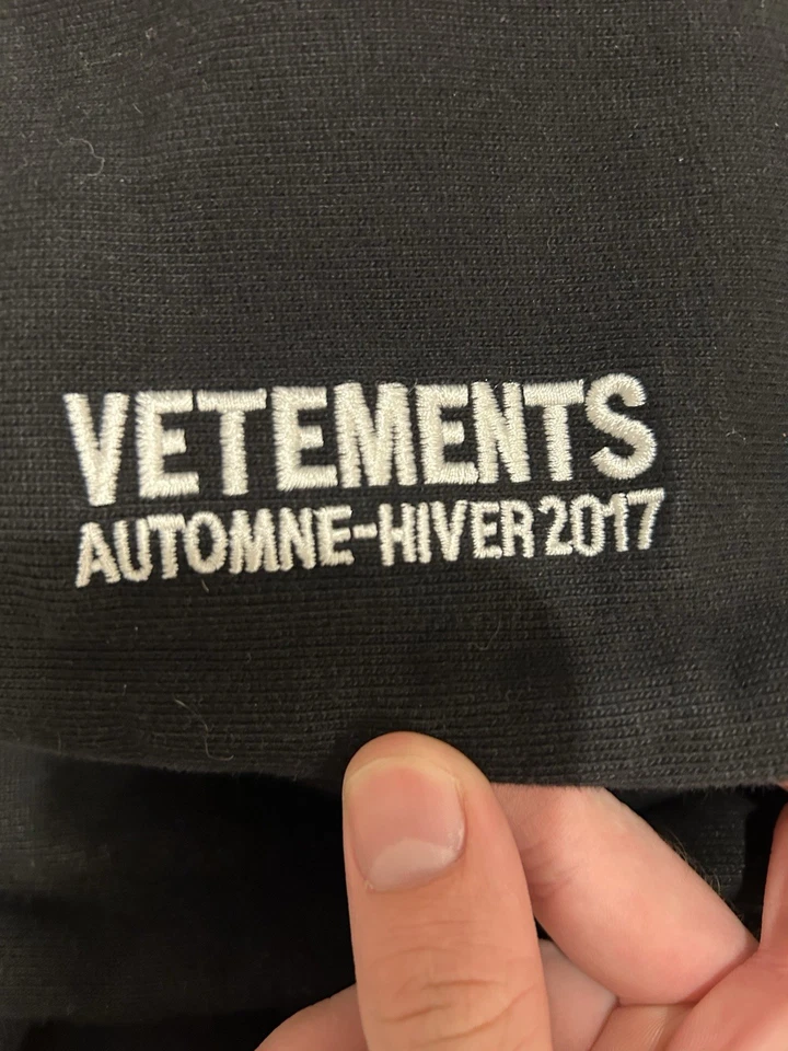 Vetements Total F*cking Darkness Black Oversized Hoodie Men's Size XL Very Rare - Image 3 of 4