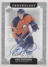 2018 Upper Deck Chronology Franchise History Dave Scatchard #FH-NYI-SC Auto 1m4