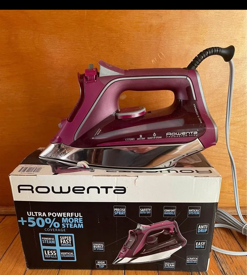 Железо Rowenta DW-82 Pro Master X-Cel сделано в Германии, оригинальная коробка, никогда не использовалось - Изображение 2 из 4