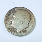 1956 Roosevelt Dime 90% Silver Coin Circulated Coin #6198