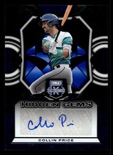 2023 Panini Elite Extra Edition - Hidden Gems Blue Auto #HG-CPC Collin Price