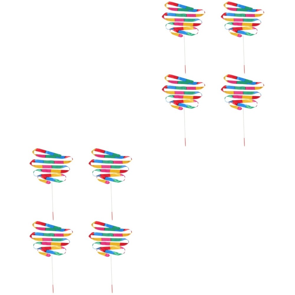 Cinta de gimnasia rítmica de 2 unidades para niños pequeños Fitness Dance