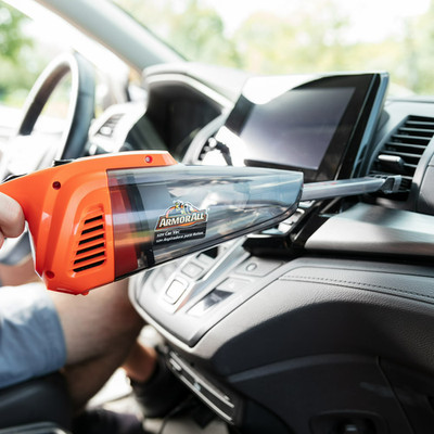 Armor All 12V Car Vacuum Cleaner Handheld Wet Dry 18ft Cord LED Light NEW