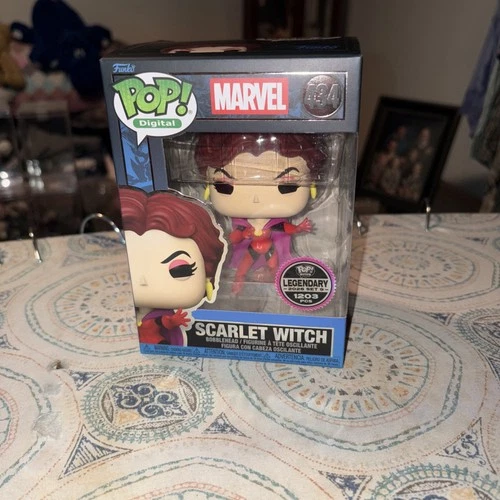 Funko Pop! Digital #434 West Coast Avengers Scarlet Witch Legendary LE 1203